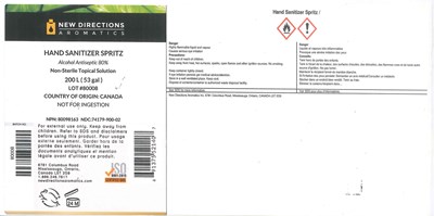 Hand Sanitizer Spritz - 200 L Label.jpg Hand Sanitizer Spritz - 200 L Label - Hand Sanitizer Spritz 200 L Label